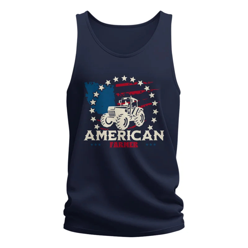 Proud To Be An American Farmer Citizen Veteran - Unisex Jersey Tank