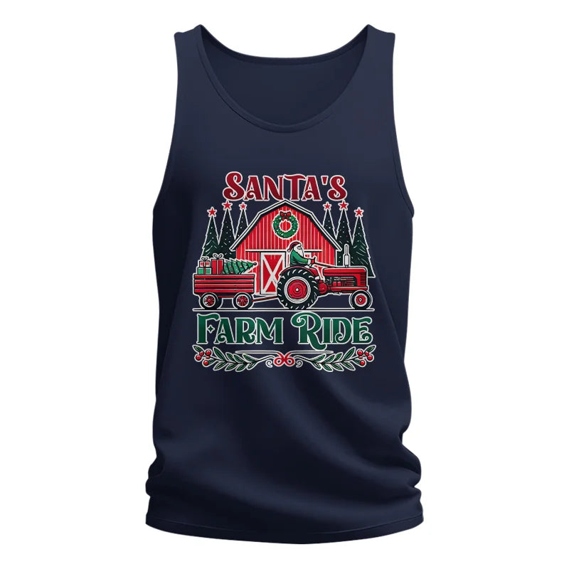 Image of Santa's Farm Ride 1 - Unisex Jersey Tank