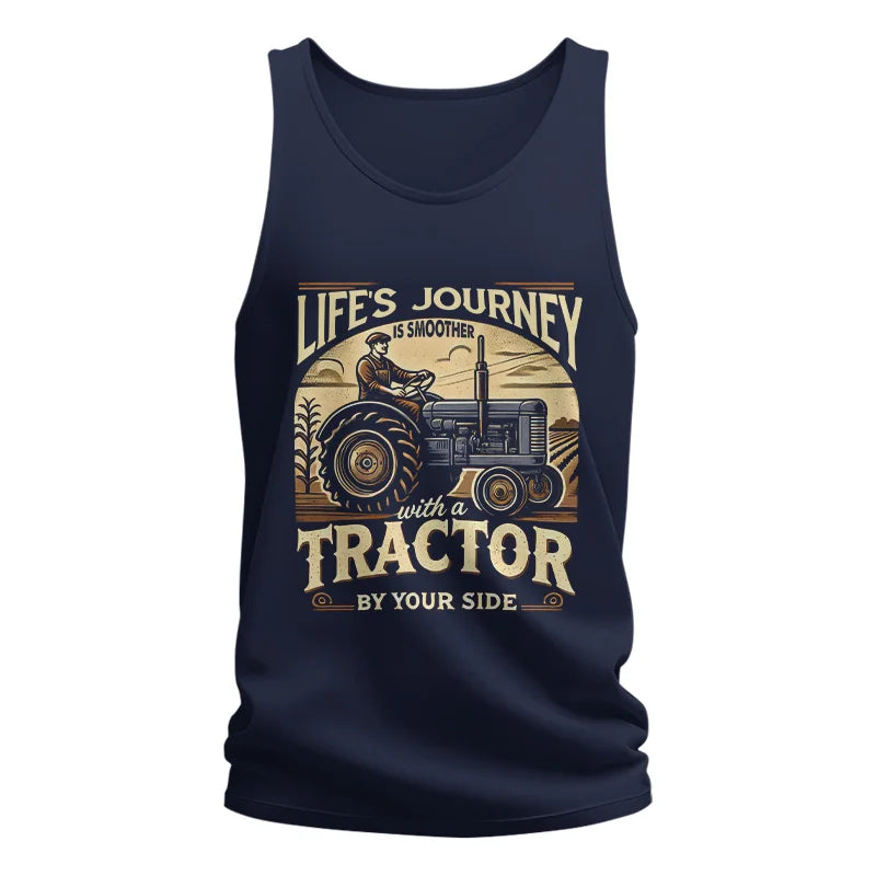 Image of Smoother With A Tractor By Your Side - Unisex Jersey Tank