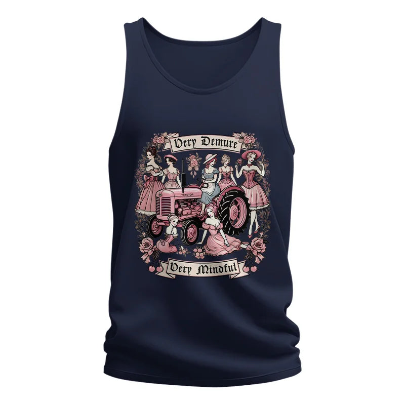 Very Demure Very Mindful Tractor - Unisex Jersey Tank