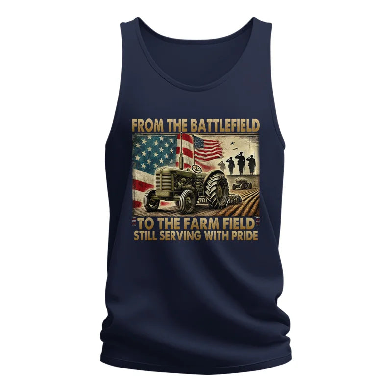 Veteran Farmer From The Battlefield To The Farm Field 1 - Unisex Jersey Tank