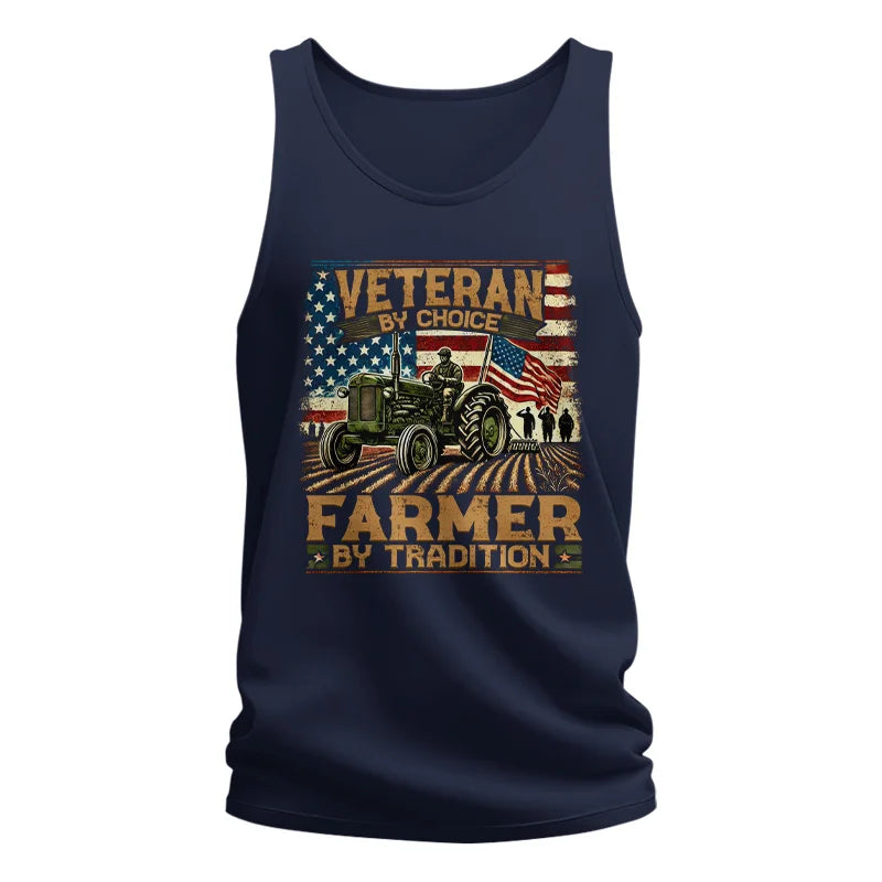 Veteran Farmer Veteran By Choice_Farmer By Tradition - Unisex Jersey Tank