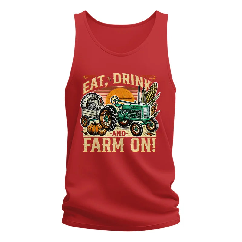 Eat Drink and Farm On - Unisex Jersey Tank