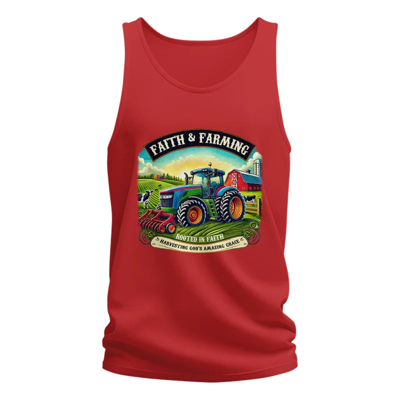 Image of Faith And Farming 2 - Unisex Jersey Tank