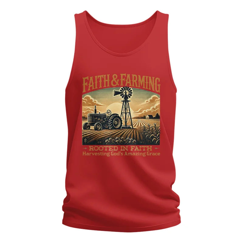 Faith And Farming 3 - Unisex Jersey Tank