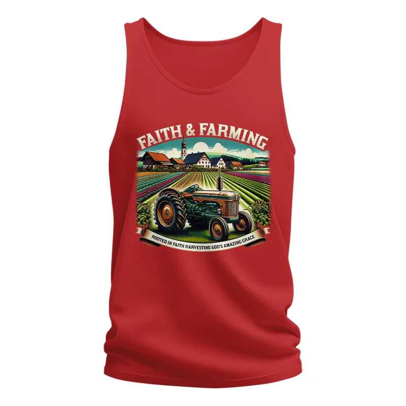 Faith And Farming 4 - Unisex Jersey Tank