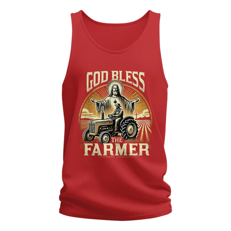 Image of God Bless The Farmer 1 - Unisex Jersey Tank