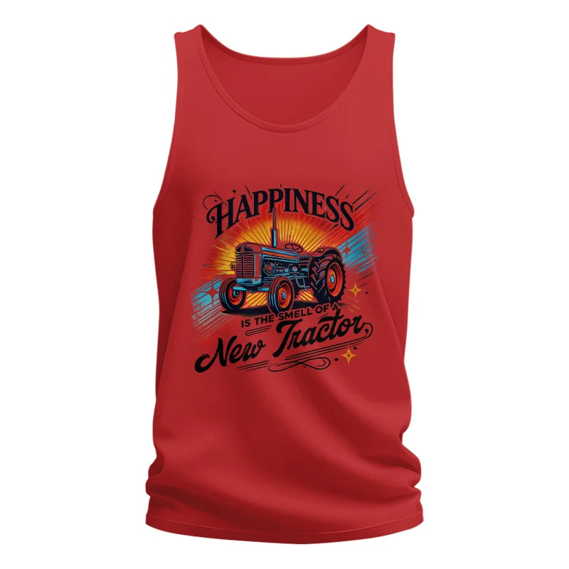 Image of Happiness Is The Smell Of A New Tractor - Unisex Jersey Tank