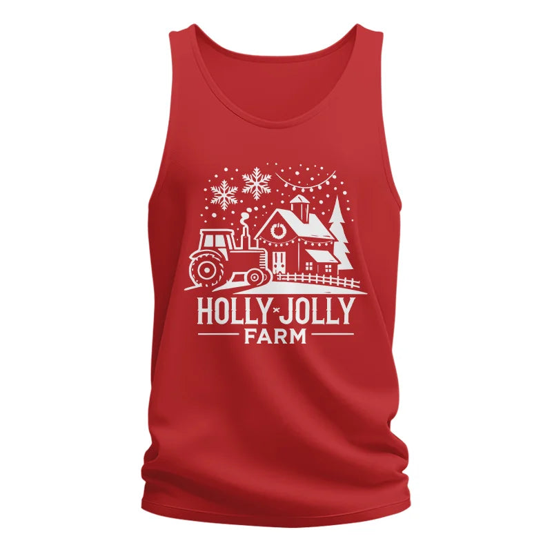 Image of Holly Jolly 3 - Unisex Jersey Tank