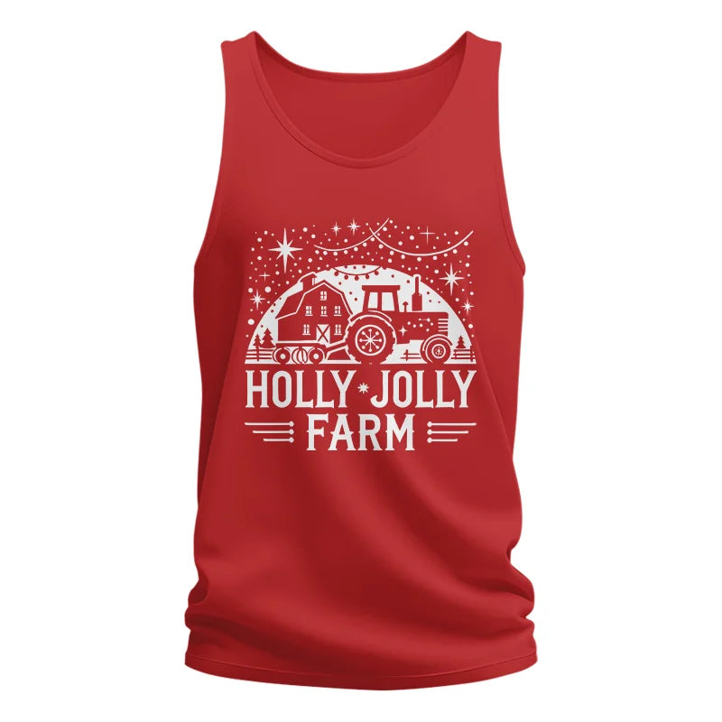 Holly Jolly Farm 2 - Unisex Jersey Tank