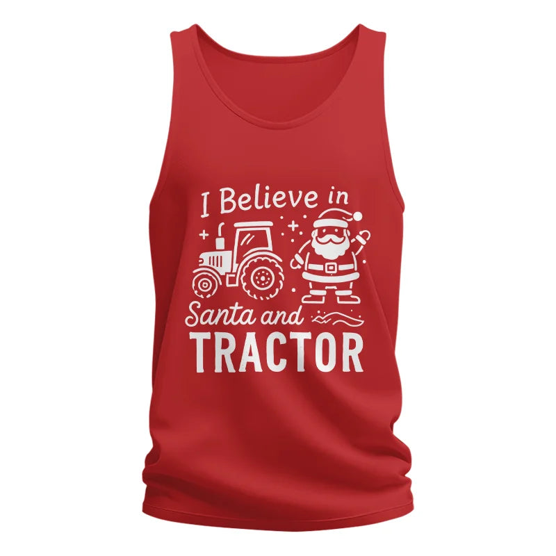 I Believe In Santa And Tractor - Unisex Jersey Tank