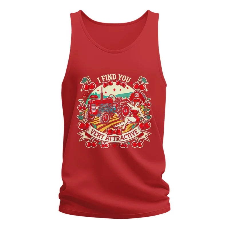 Image of I Find You Very Attractive Red Cherry - Unisex Jersey Tank