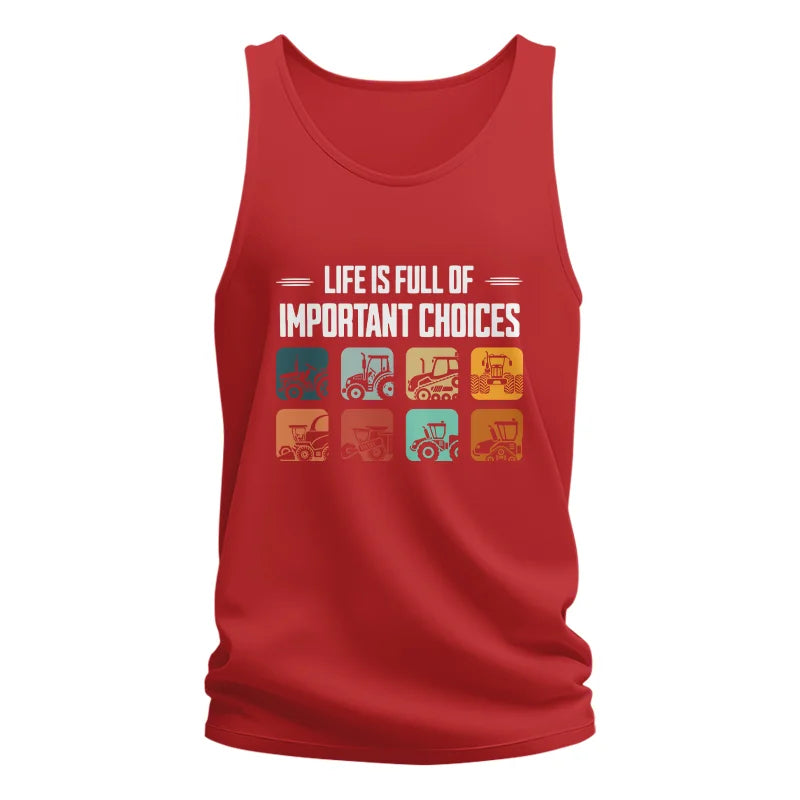 Image of Life Is Full Important Choices 36 - Unisex Jersey Tank