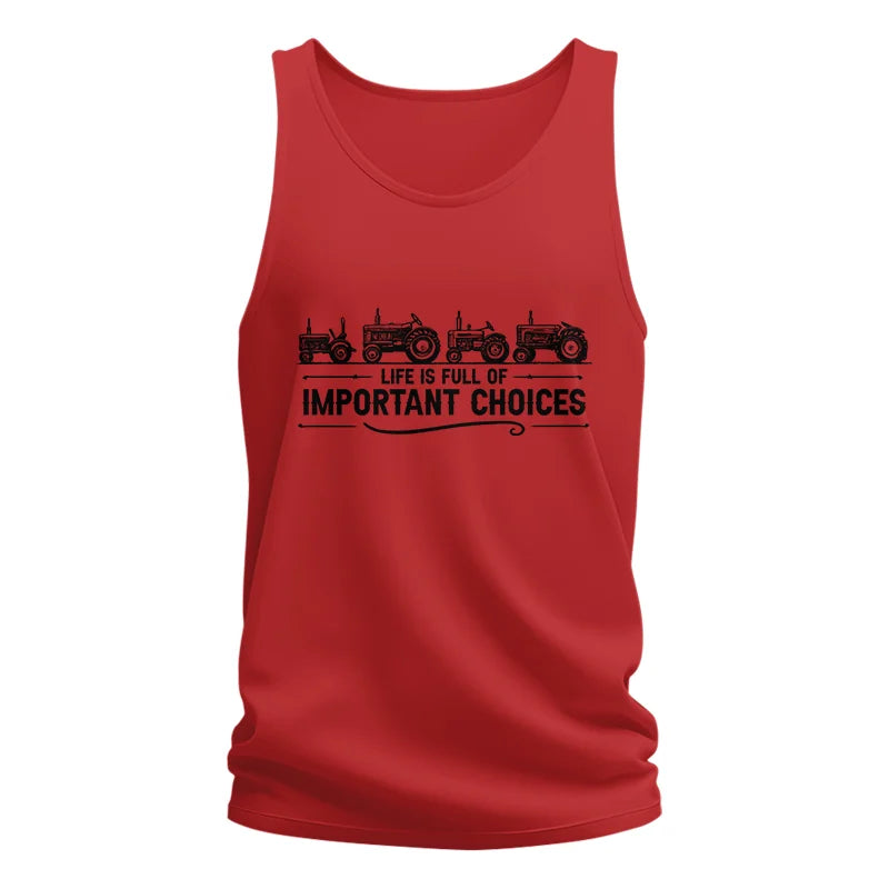 Image of Life Is Full Of Important Choices 12 - Unisex Jersey Tank