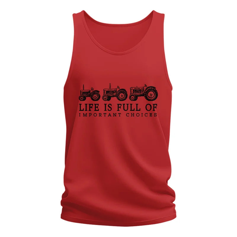 Image of Life Is Full Of Important Choices 13 - Unisex Jersey Tank