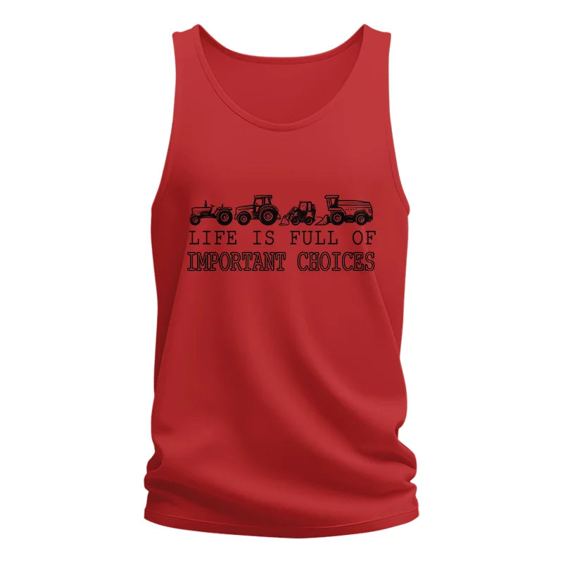 Image of Life Is Full Of Important Choices 14 - Unisex Jersey Tank