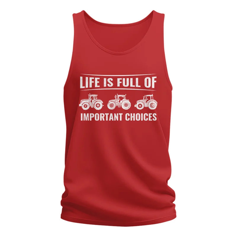 Image of Life Is Full Of Important Choices 16 - Unisex Jersey Tank