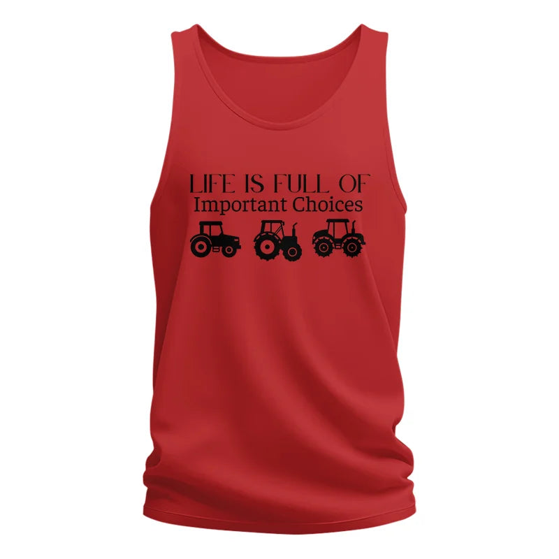 Life Is Full Of Important Choices 23 - Unisex Jersey Tank