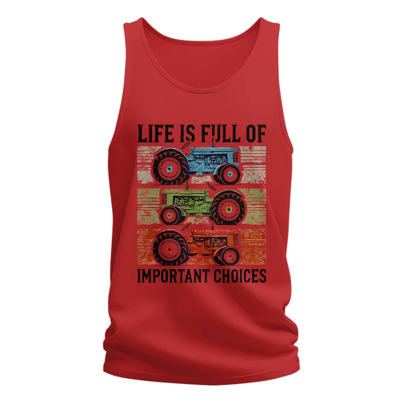 Image of Life Is Full Of Important Choices 3 - Unisex Jersey Tank