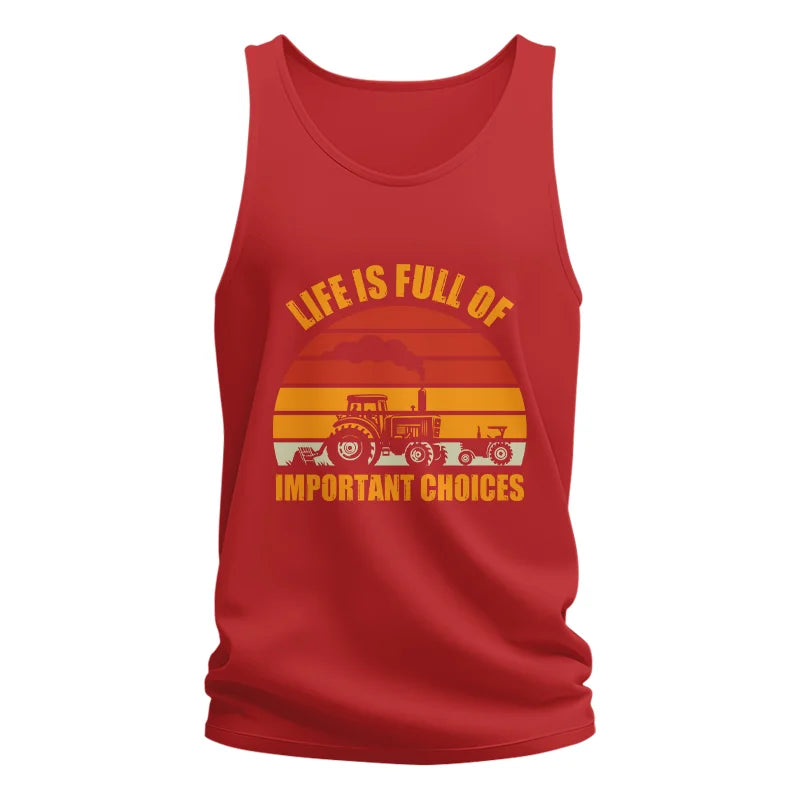 Image of Life Is Full Of Important Choices 32 - Unisex Jersey Tank