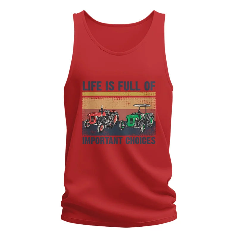 Image of Life Is Full Of Important Choices 37 - Unisex Jersey Tank