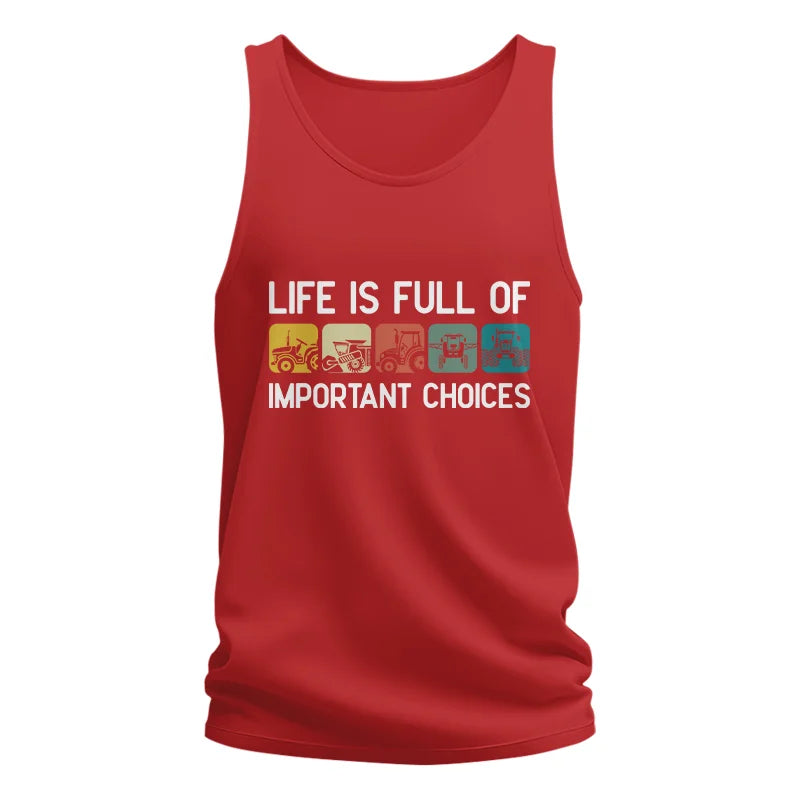 Image of Life Is Full Of Important Choices 40 - Unisex Jersey Tank