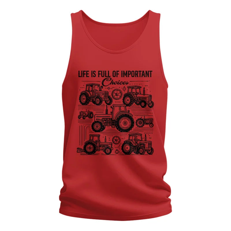 Image of Life Is Full Of Important Choices - Unisex Jersey Tank