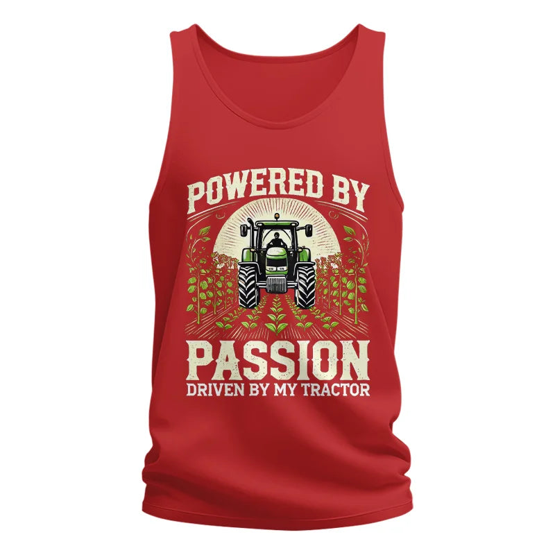 Powered By Passion Driven By My Tractor 3 - Unisex Jersey Tank