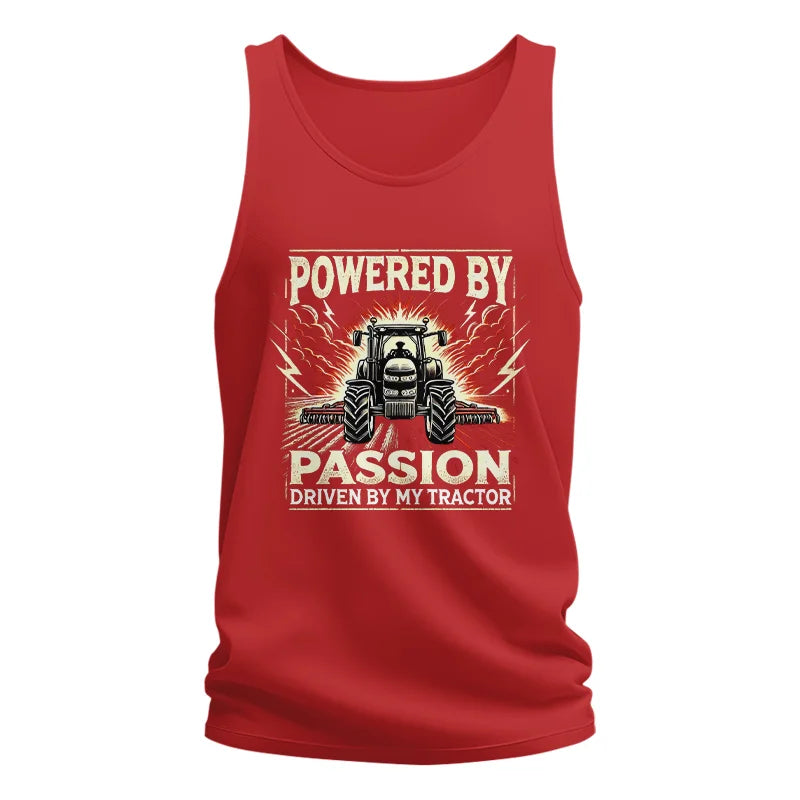 Powered By Passion Driven By My Tractor 4 - Unisex Jersey Tank