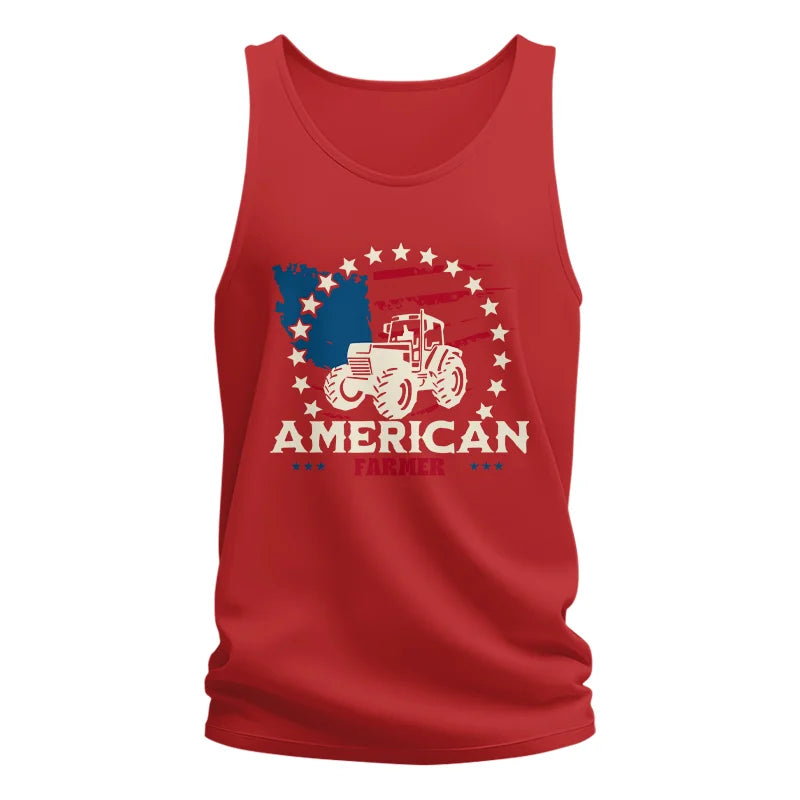 Proud To Be An American Farmer Citizen Veteran - Unisex Jersey Tank