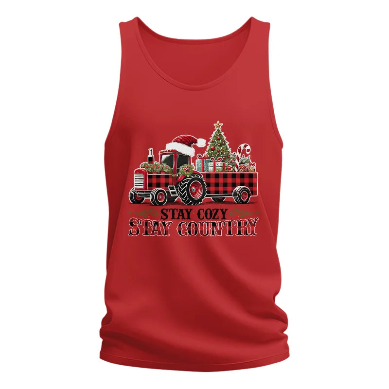 Stay Cozy Stay Country - Unisex Jersey Tank