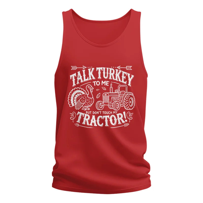 Talk Turkey to Me But Don’t Touch My Tractor 2 - Unisex Jersey Tank