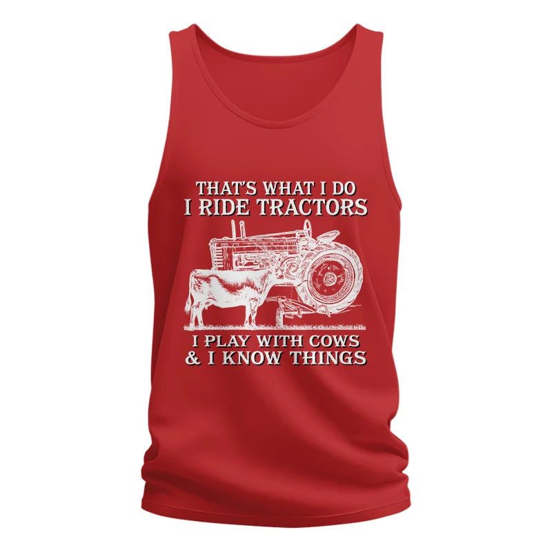 That's What I Do I Ride Tractors - Unisex Jersey Tank