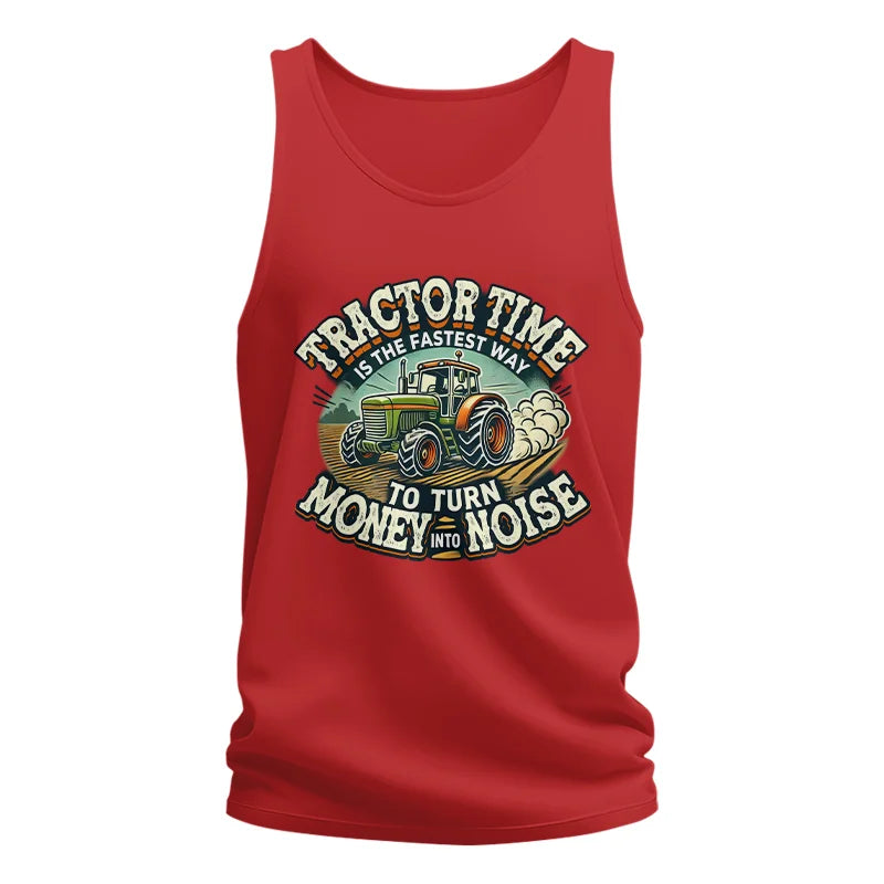 Image of Tractor Time To Turn Money Into Noise - Unisex Jersey Tank