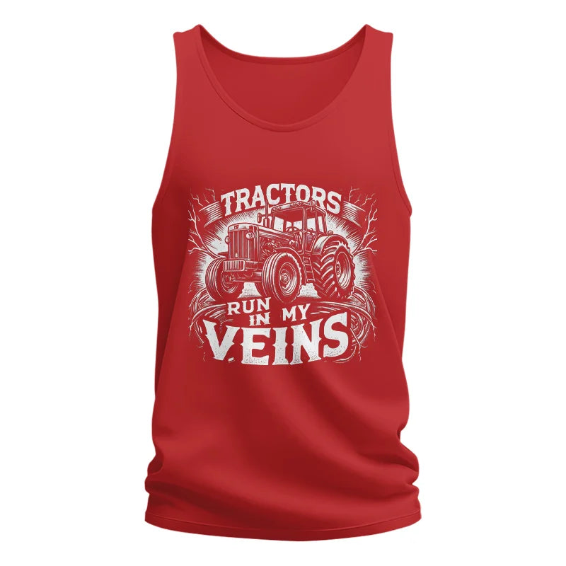 Image of Tractors Run In My Veins - Unisex Jersey Tank