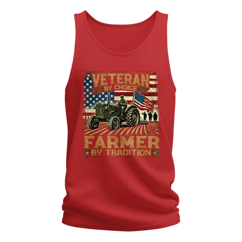 Veteran Farmer Veteran By Choice_Farmer By Tradition - Unisex Jersey Tank