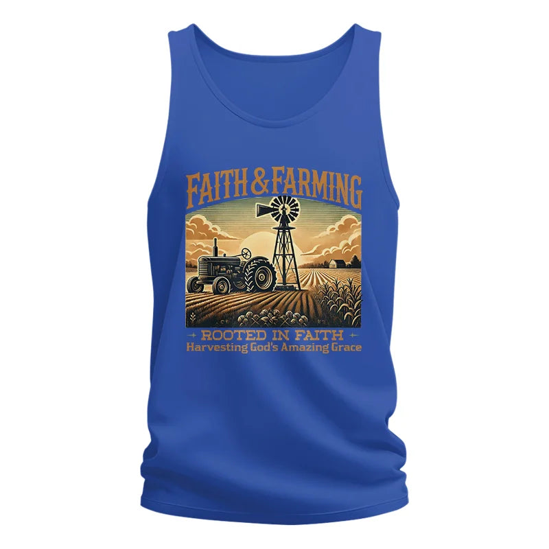 Image of Faith And Farming 3 - Unisex Jersey Tank