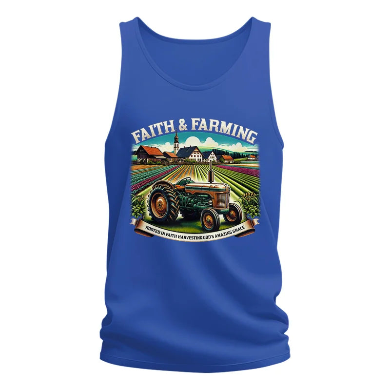 Image of Faith And Farming 4 - Unisex Jersey Tank