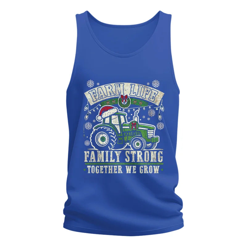 Image of Farm Life Family Strong Together We Grow - Unisex Jersey Tank