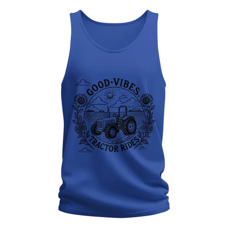 Image of Good Vibes Tractor Rides - Unisex Jersey Tank