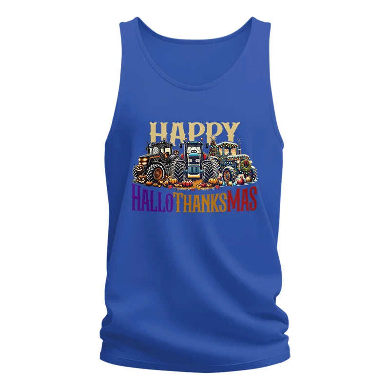 Image of Happy HalloThanksMas - Unisex Jersey Tank