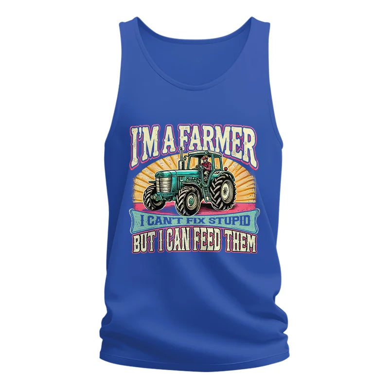 I'm A Farmer_Fix Stupid_Feed Them - Unisex Jersey Tank