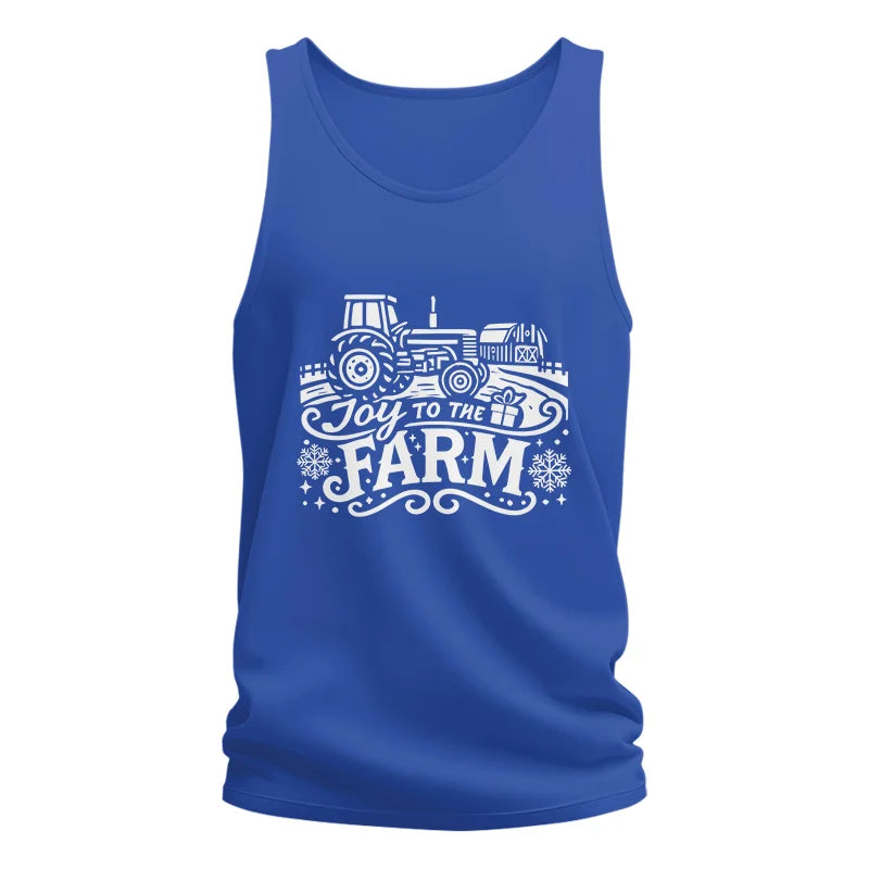 Joy To The Farm 1 - Unisex Jersey Tank