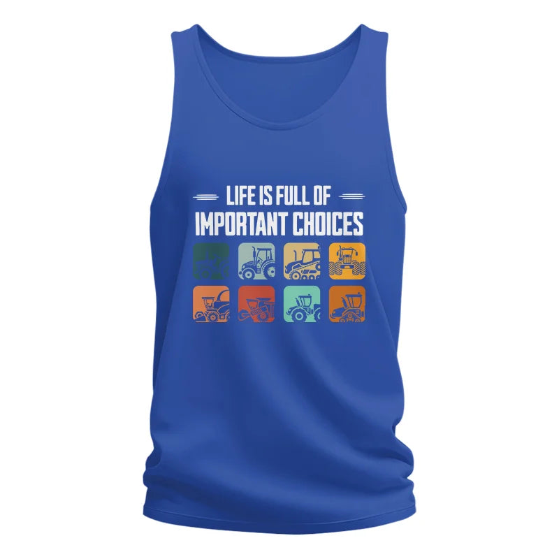 Image of Life Is Full Important Choices 36 - Unisex Jersey Tank