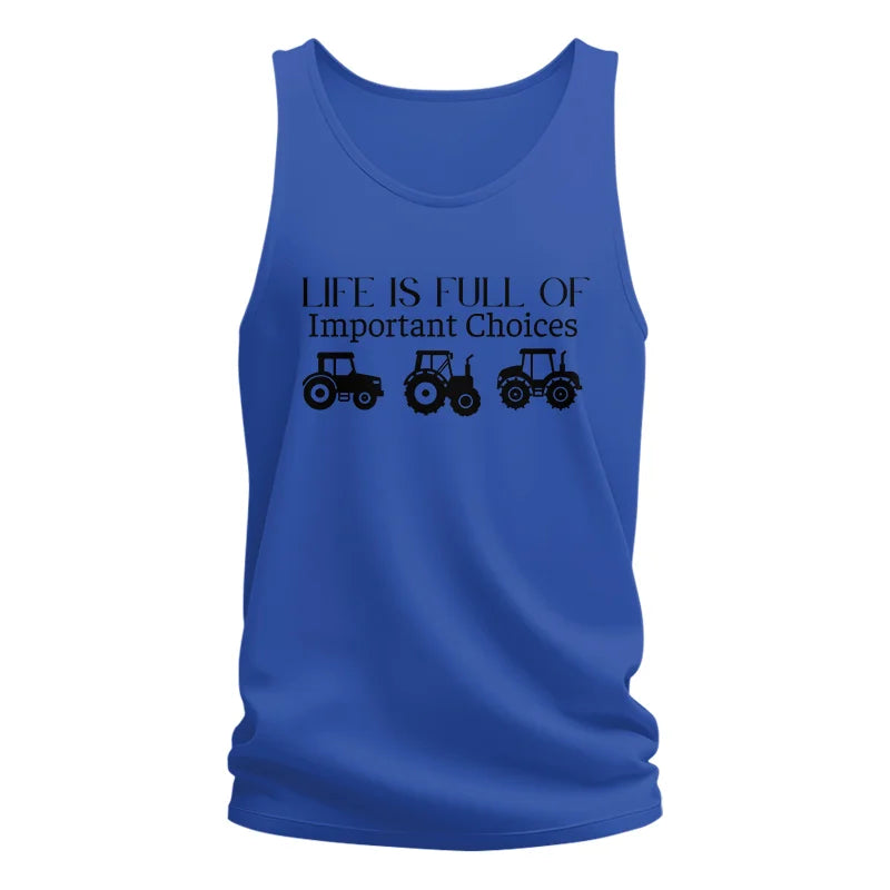 Life Is Full Of Important Choices 23 - Unisex Jersey Tank