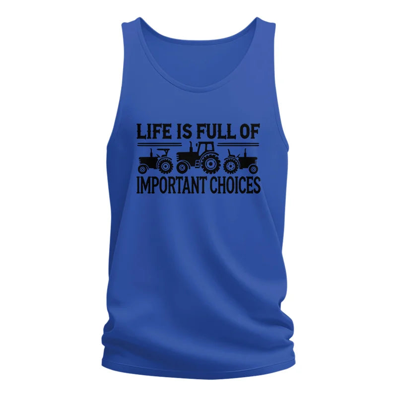 Image of Life Is Full Of Important Choices 24 - Unisex Jersey Tank