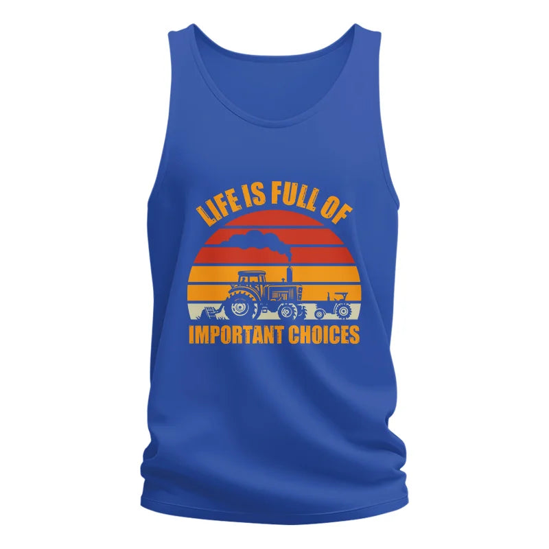 Image of Life Is Full Of Important Choices 32 - Unisex Jersey Tank