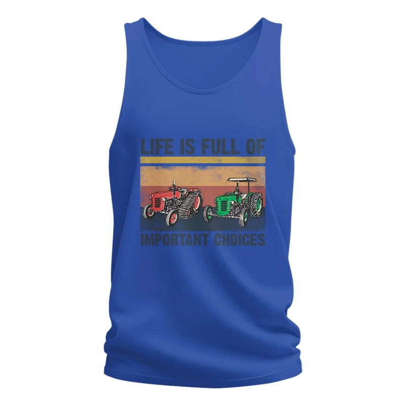 Image of Life Is Full Of Important Choices 37 - Unisex Jersey Tank