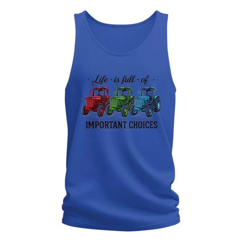 Image of Life Is Full Of Important Choices 6 - Unisex Jersey Tank