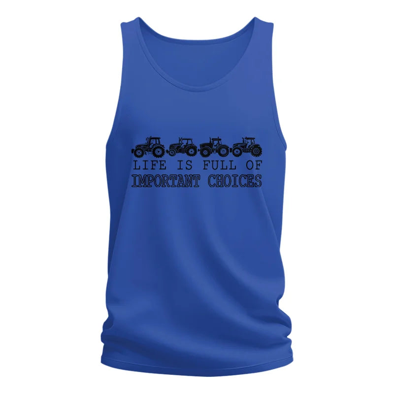 Image of Life Is Full Of Important Choices 9 - Unisex Jersey Tank